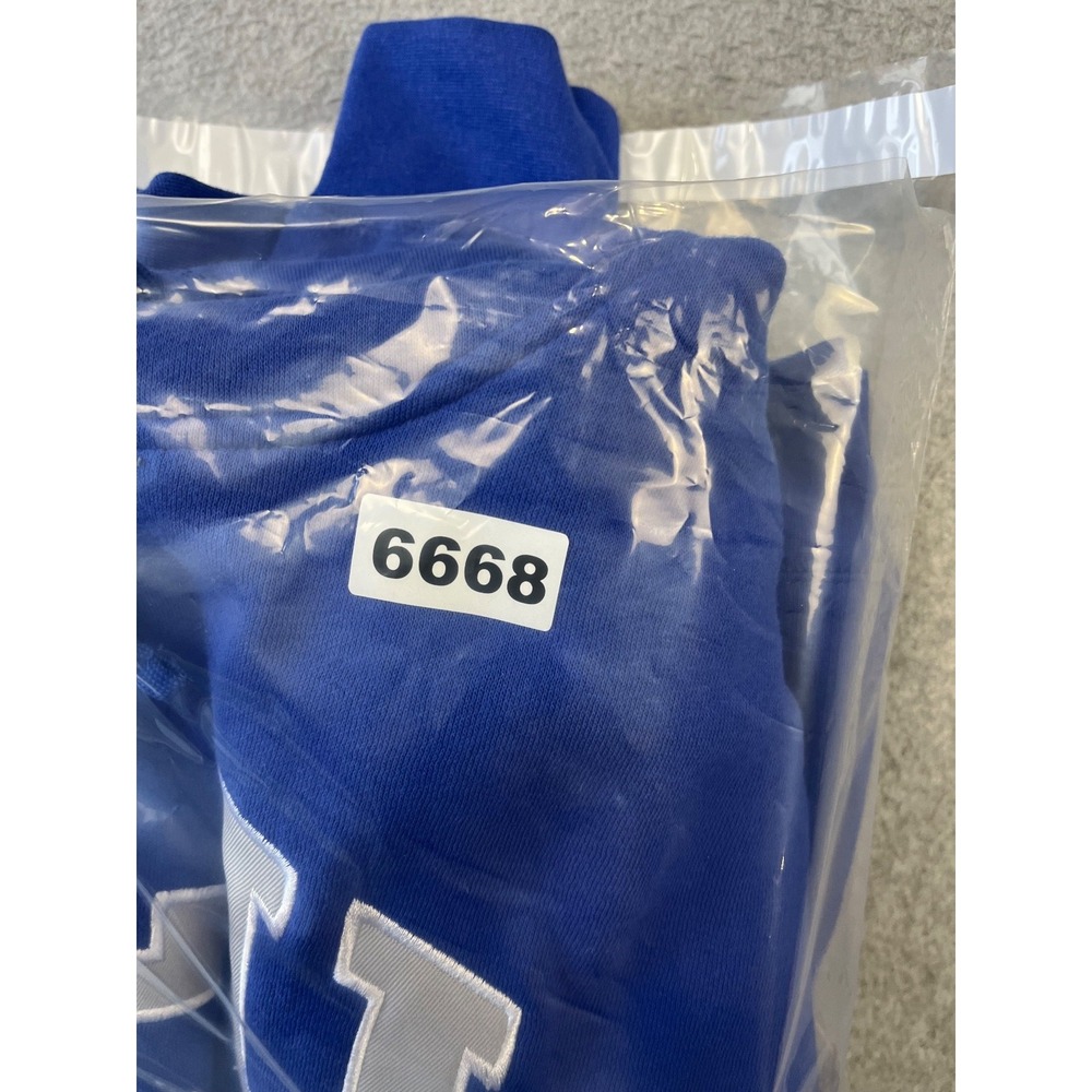 St Louis University Billikens Sweatshirt Men L Blue SLU Hoodie Champion Pullover - Picture 7 of 7